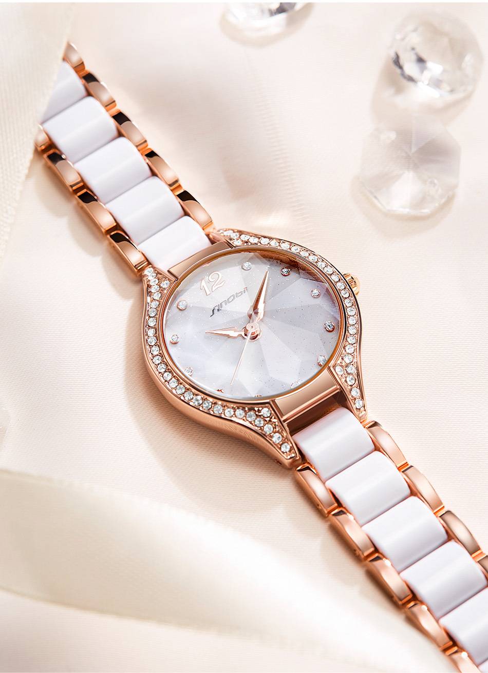 Luxury Women Watch Bracelet Lady Fashion Charming Chain Style Female Quartz Wristwatch 