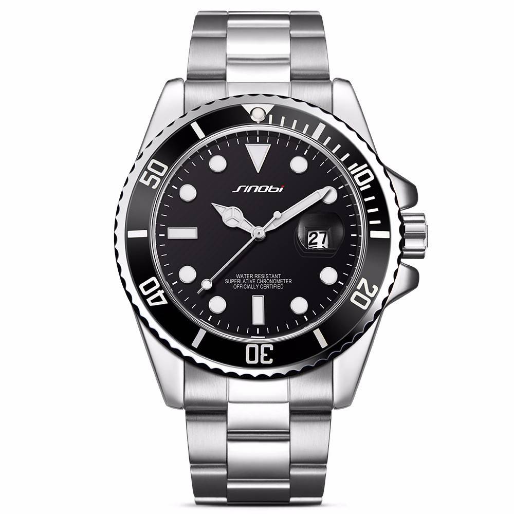  Men Watch  Classic Military Stainless Steel Watches Men Wrist Luxury Quartz Waterproof Wristwatches  