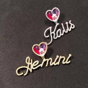 2022 New DIY Custom Name and Picture Heart Shape Pendant Necklace Hip Hop Jewelry Brass Iced Out CZ Bling personalized Necklaces