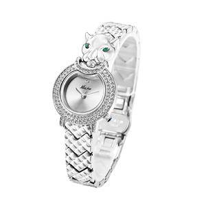  Elegant Leopard Shape Woman Watch Luxury Brand Gold Geneva Female Watch Waterproof Analog Quartz Wristwatch