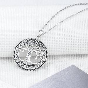  925 Sterling Silver Pendant Necklace Doctor Tree Of Life Silver Necklaces Health Professional Gift women Jewelry 