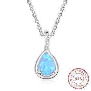 New Arrival  Luxury Design Classic Style Opal Silver Jewelry Pendant Necklace Opal Women 925 Sterling Silver Pendant