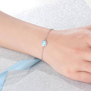  925 sterling Silver Opal Stone Bracelet Custom Made  Handmade Jewelry