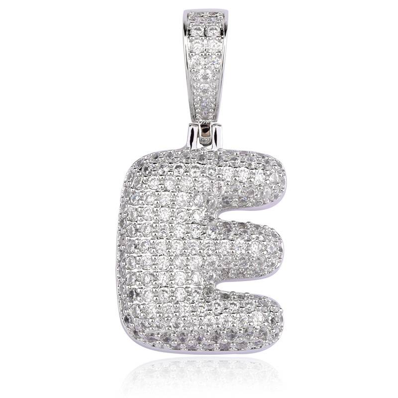 Fashion Hip Hop Jewelry Custom Diamond Iced Out Alphabet Letter Pendant Jewelry
