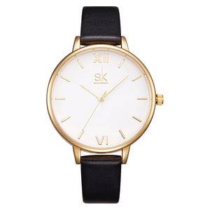   Watches Women Fashion Watch   New Elegant Dress Leather Strap Ultra Slim Wrist Watch  