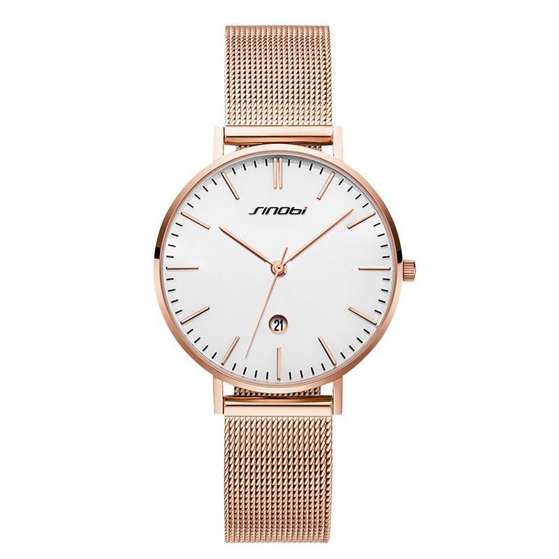   Charm Plated Rose Gold Stainless Steel Strap Wrist Sports Luxury Women   Men   Watches