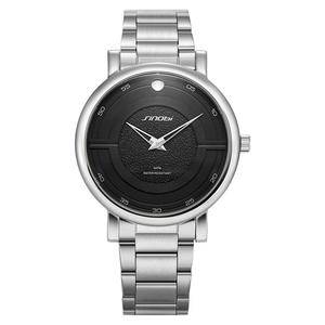   Minimalist Men's Fashion Ultra Thin Watches Simple Men Business Stainless Steel watchband Quartz Watch