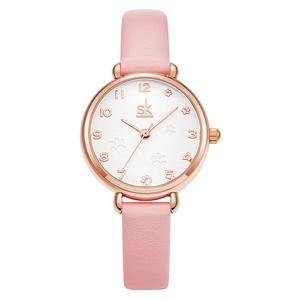   New Design Hot Sell Leather Ladies Quartz Watches Geneva Luxury Wristwatch 