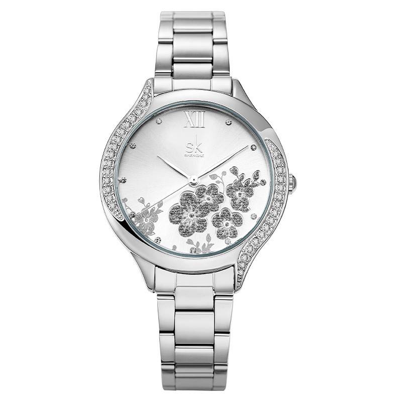  手表女批发名表时尚轻奢镶钻防水女士手表外贸钢带腕表 