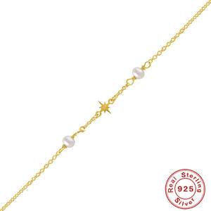 2022 Trend S925 Silver Adjustable Everyday Bracelet Chain for Womens Gifts 18K Gold Plated Luxury Jewelry Bangles Pearl Bracelet