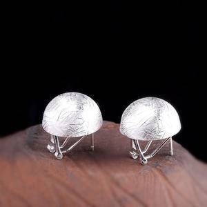 Hot Spherical Silver Ornaments Earrings E-Commerce European And American Trendy S925 Silver Women's Earrings