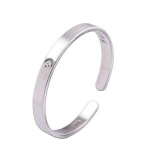 Classical 999 Silver Jewelry  Bangle Bracelet Gift for Women Fashion Jewelry