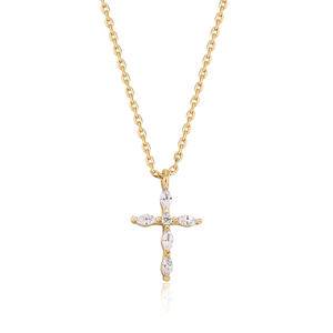 Men Women Hip Hop Bling Bling Cross Pendant Necklaces With O-chain Adjustable Iced Out Necklace Fashion Jewelry Pendants Charms