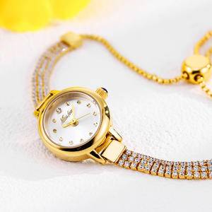 Fashion Diamond-Encrusted Watch Ladies  Temperament INS Compact Mini Ladies Watch