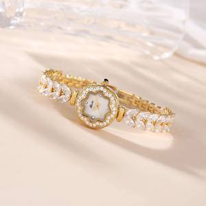 Fashion Pattern Designer Mermaid Diamond Zircon Ladies Birthday Gift Watch