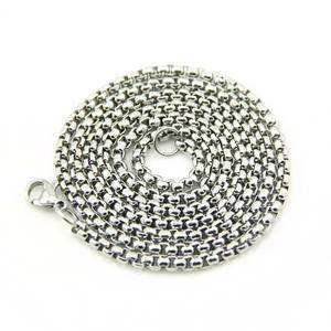 Fashion Men's And Women's Alloy Square Pearl Necklace Trend Party Gift
